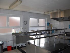 La cuisine de la salle des fêtes