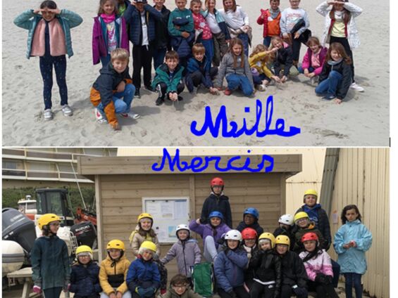 carte postale du voyage scolaire
