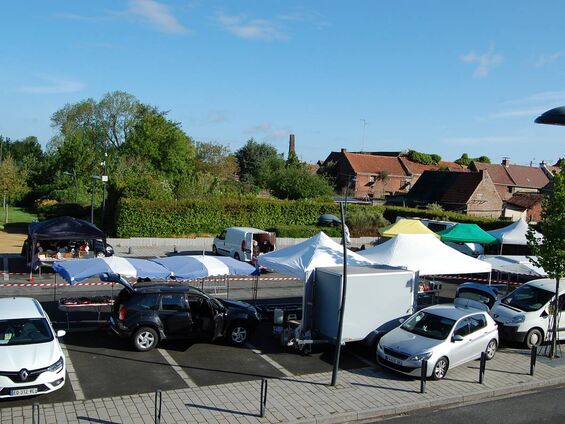 Vue de la Place du Bosquet