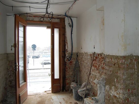 Avancée des travaux le 8 février 2021